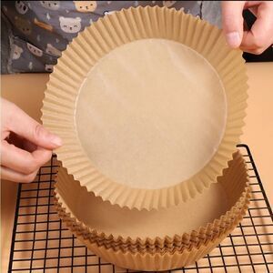 Air Fryer Liners 100 PC, Disposable Parchment Paper Liners